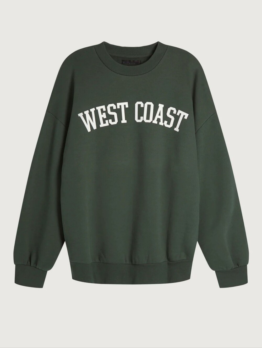 OAK + FORT Forest Green 'WEST COAST' Crewneck Sweater